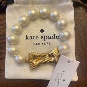 Kate Spade All wrapped Up in Pearls bracelet NWT